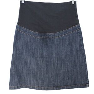 THYME Maternity Denim Jean Skirt See Measurements